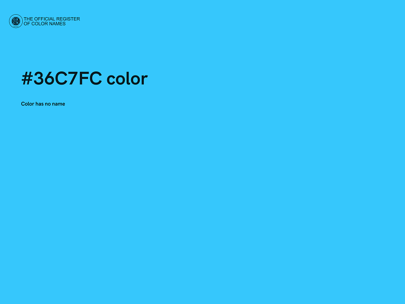 #36C7FC color image