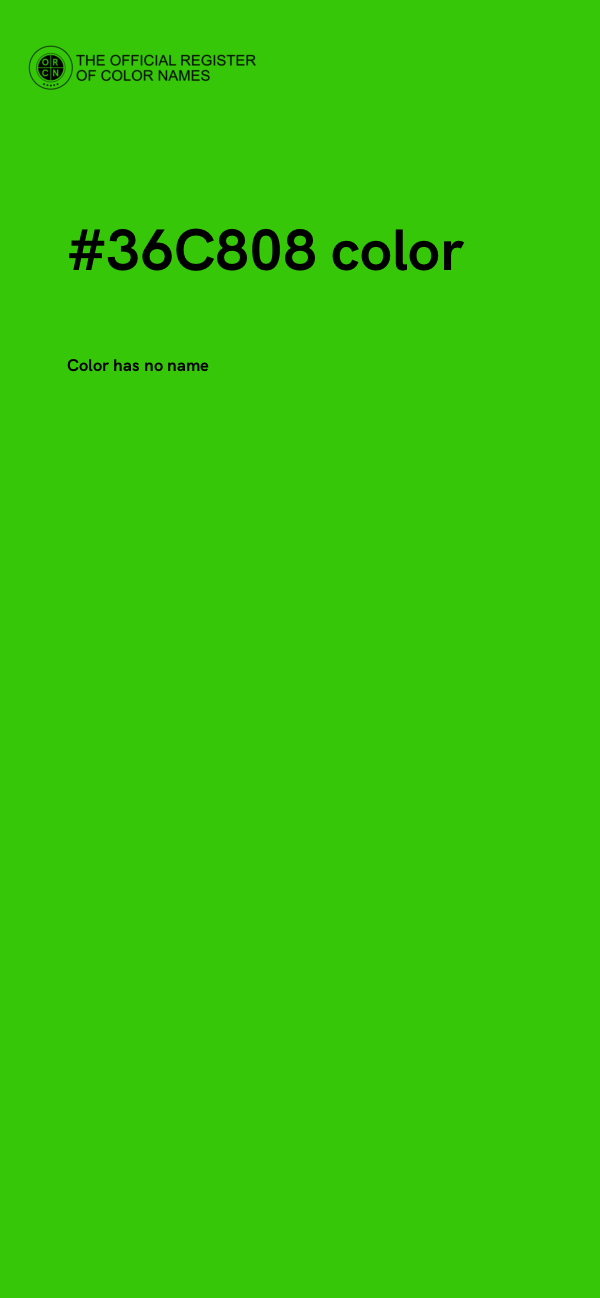#36C808 color image
