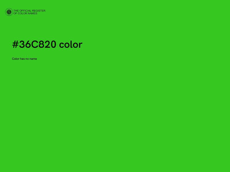 #36C820 color image
