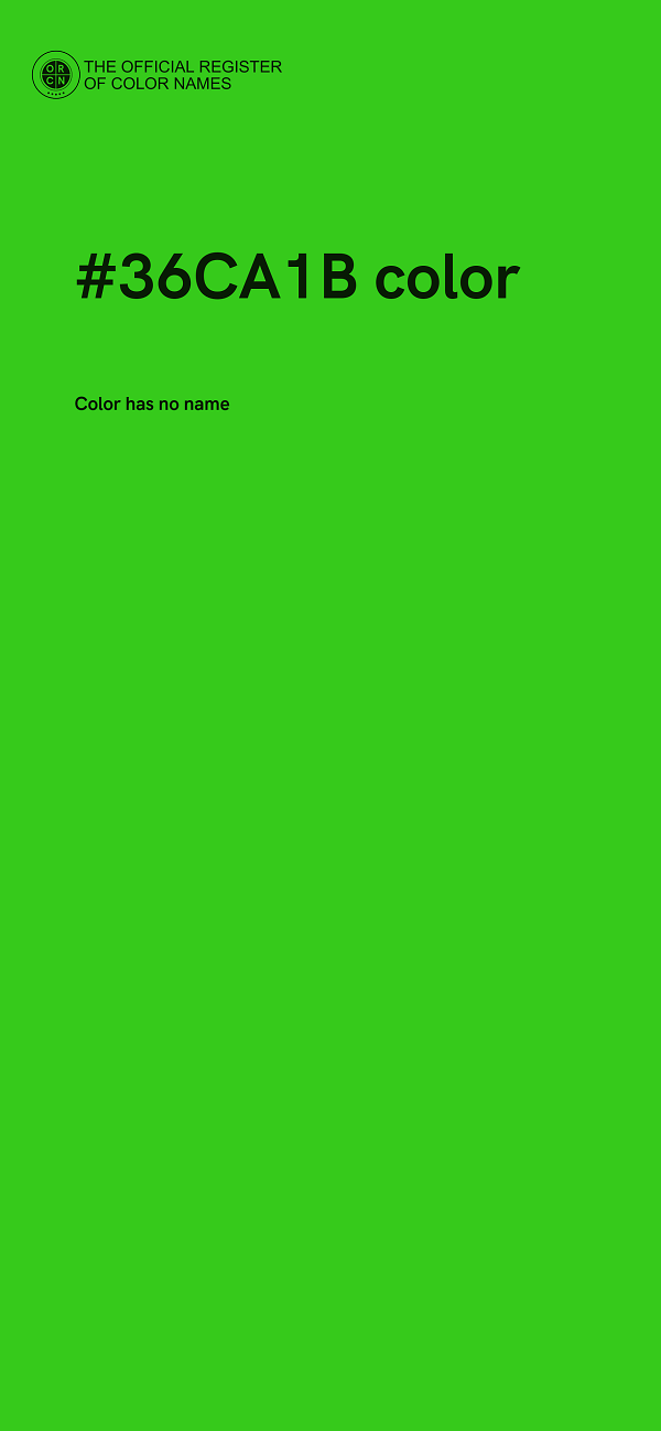 #36CA1B color image