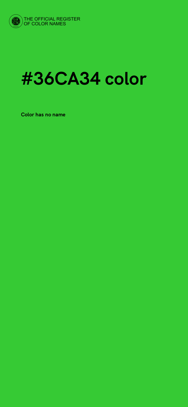#36CA34 color image