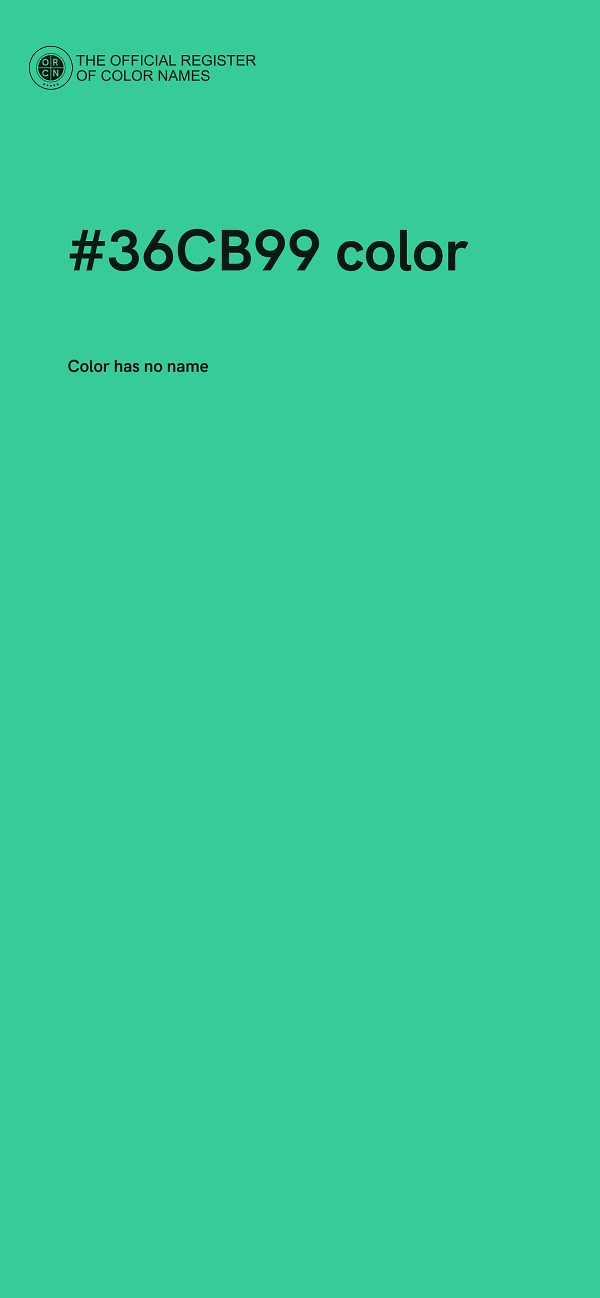 #36CB99 color image