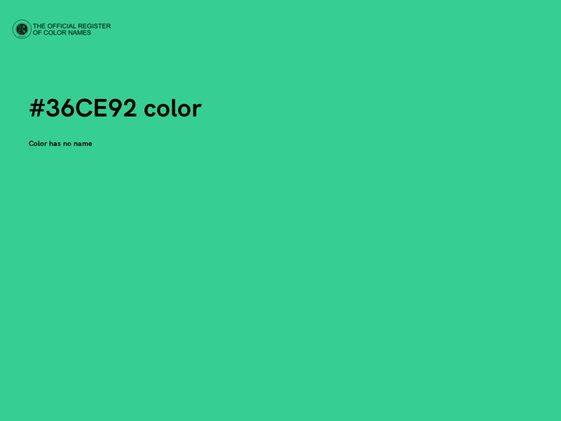 #36CE92 color image