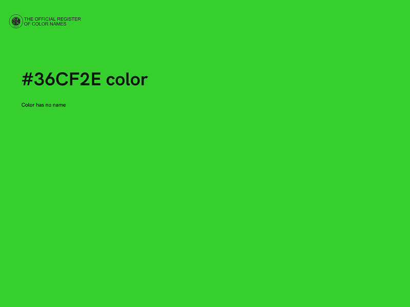 #36CF2E color image