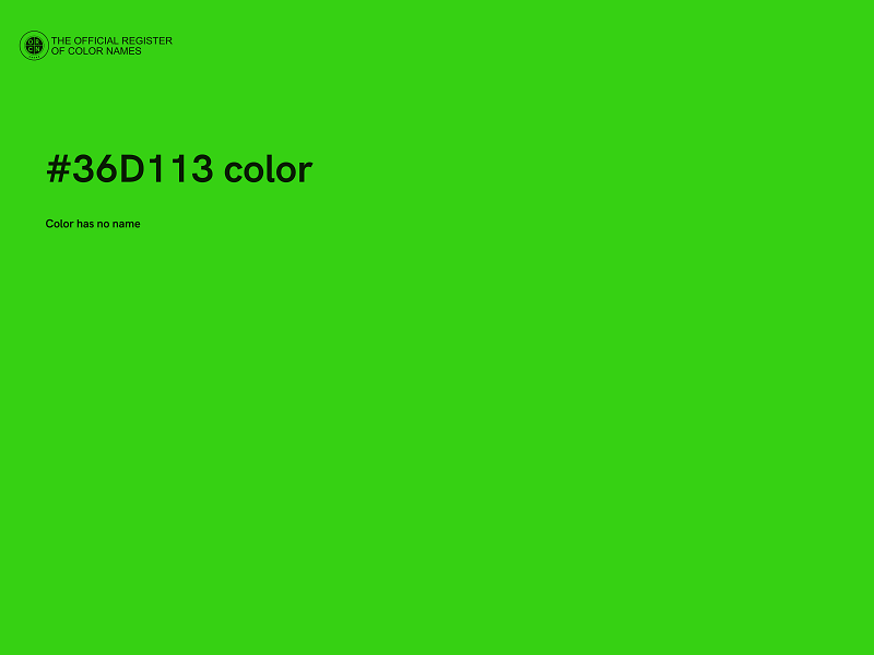 #36D113 color image