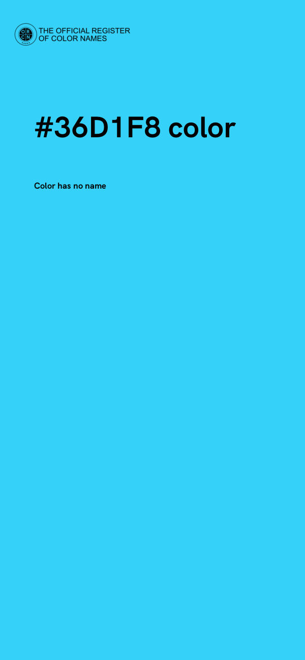 #36D1F8 color image