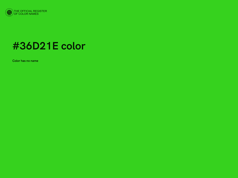 #36D21E color image