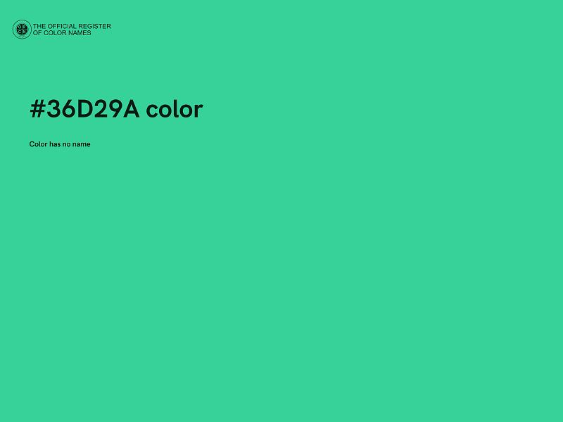 #36D29A color image