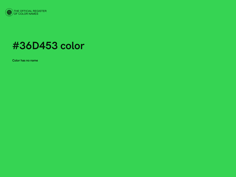 #36D453 color image