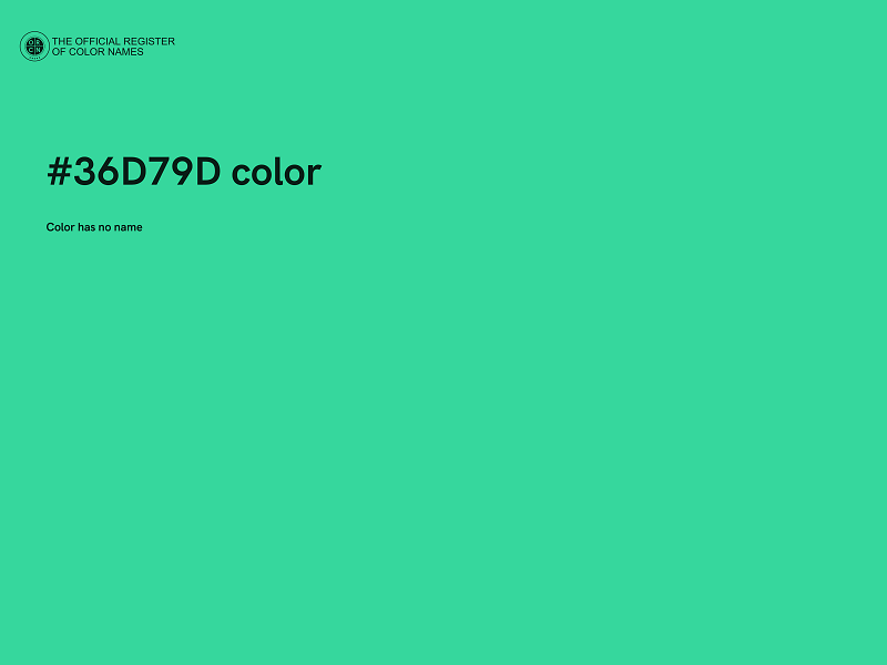 #36D79D color image