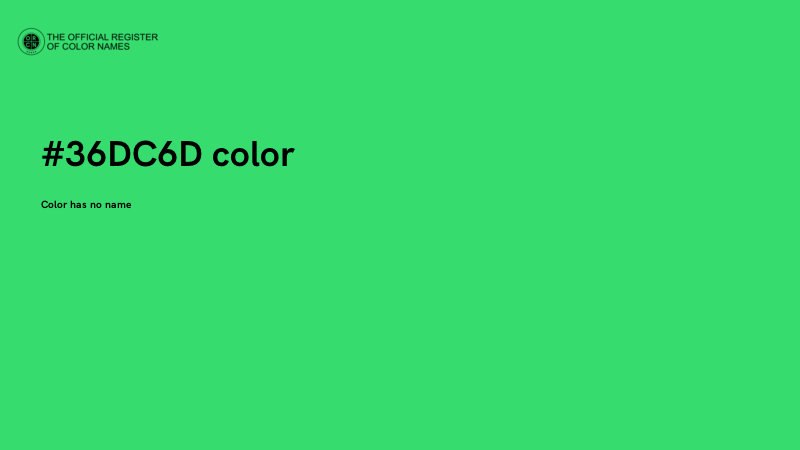 #36DC6D color image