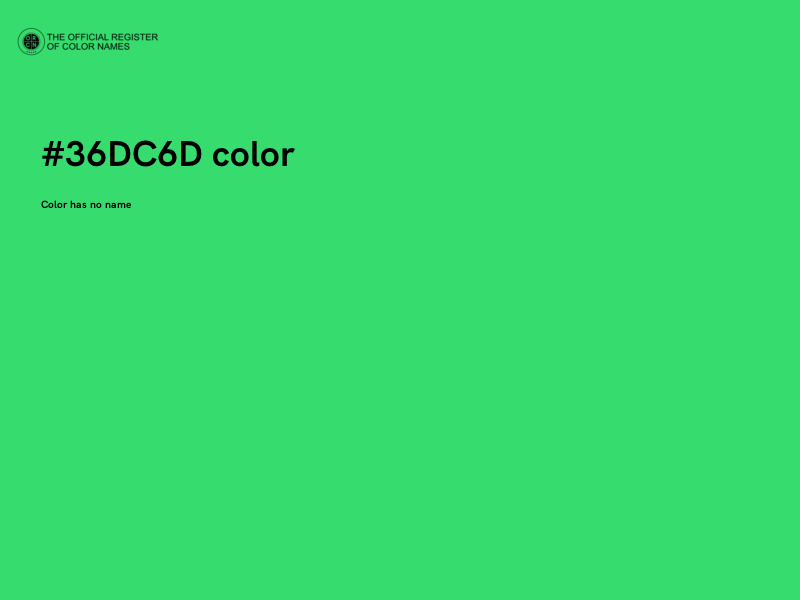 #36DC6D color image