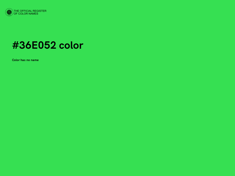 #36E052 color image