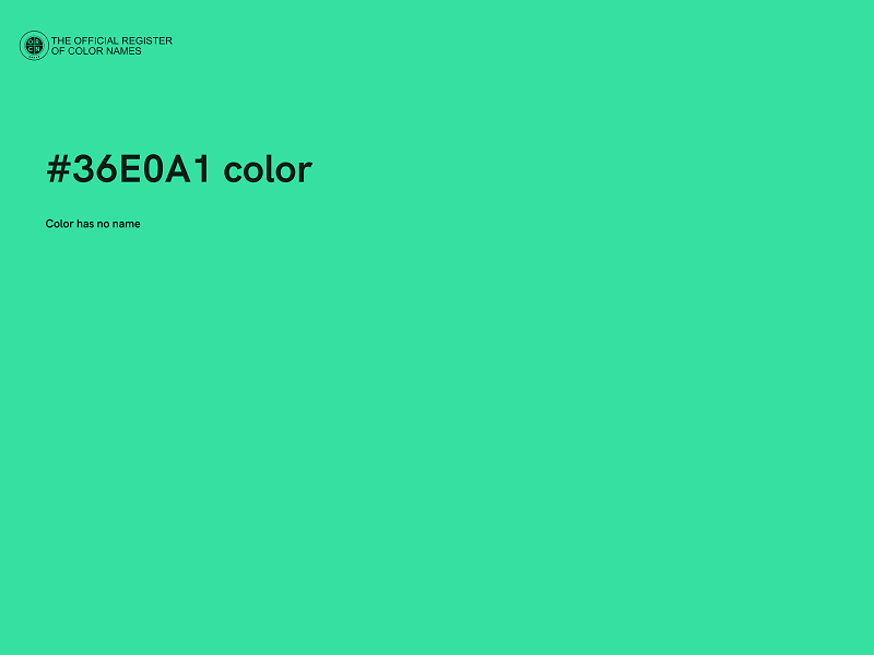 #36E0A1 color image