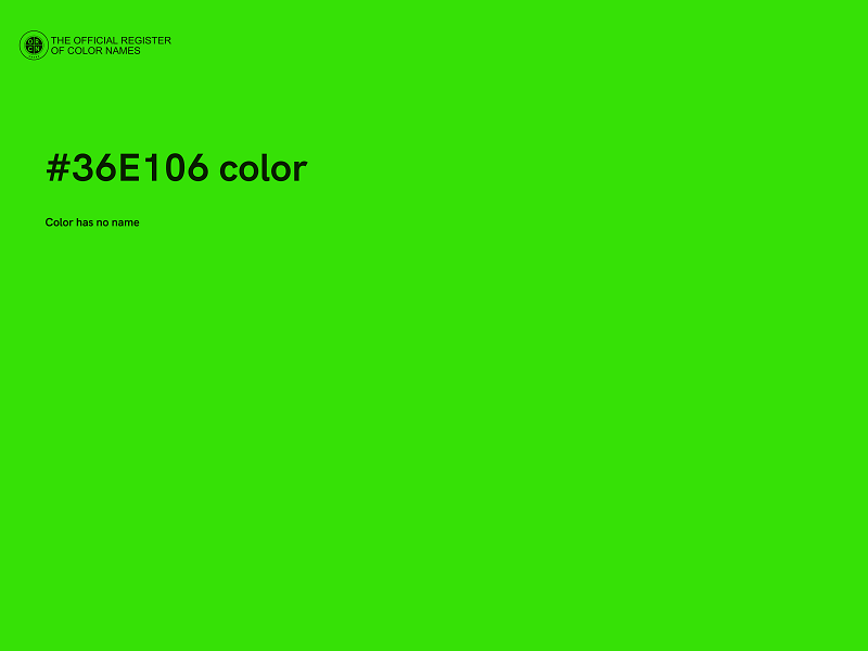 #36E106 color image