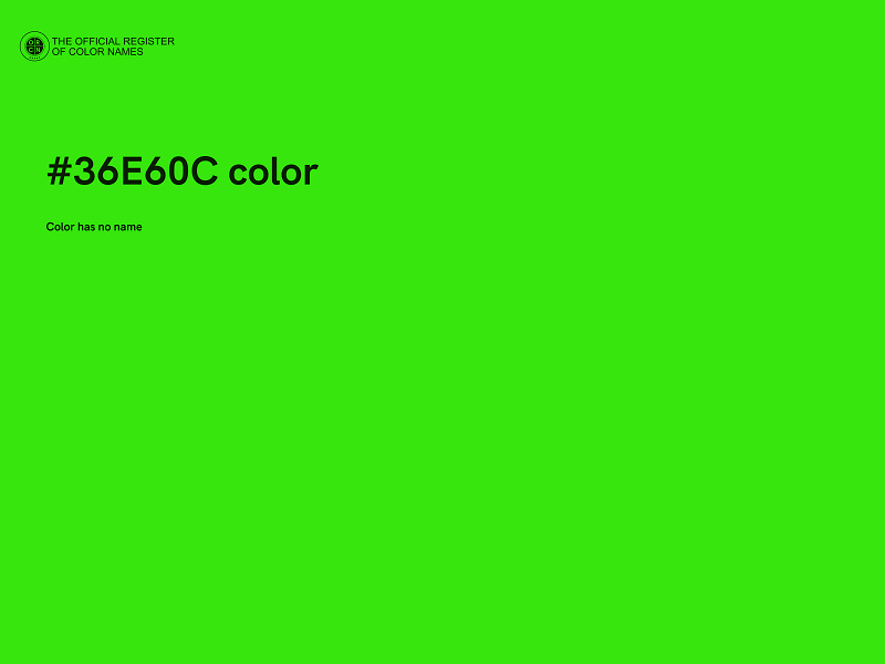 #36E60C color image