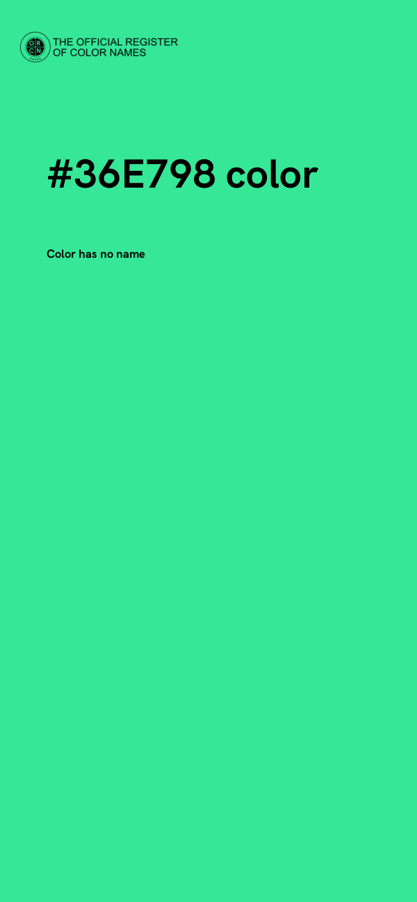 #36E798 color image