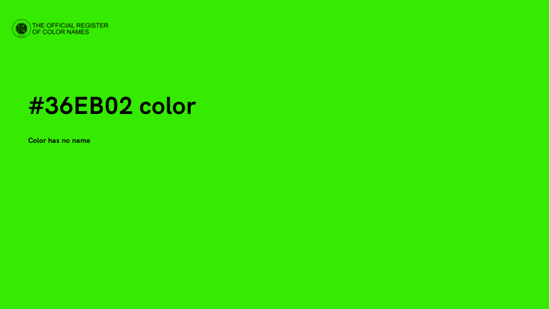 #36EB02 color image