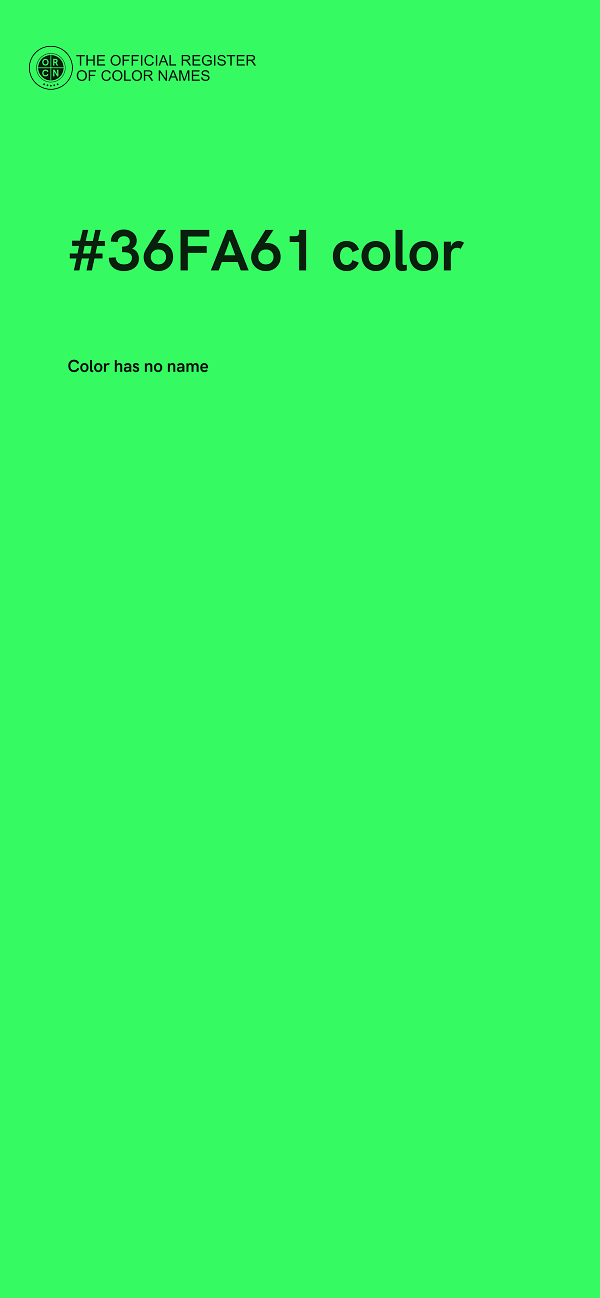 #36FA61 color image