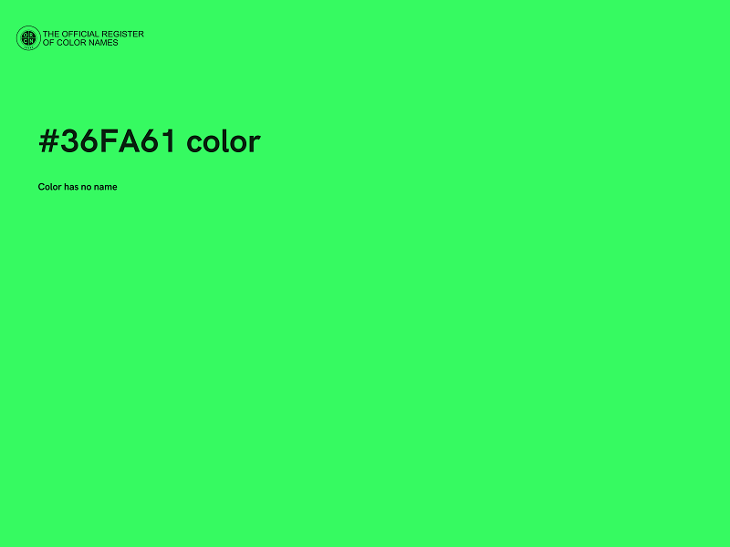 #36FA61 color image