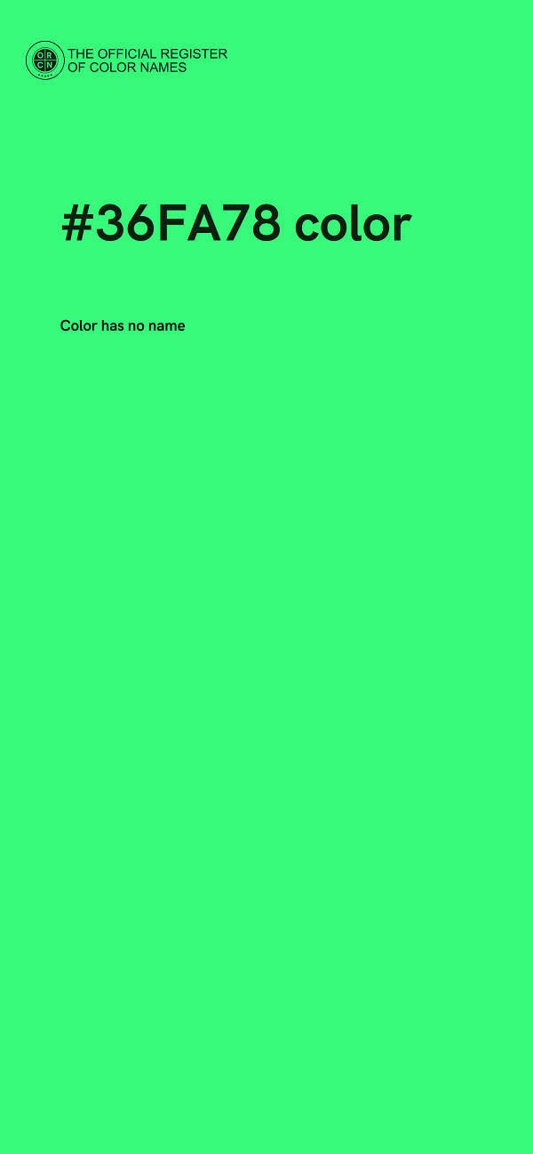 #36FA78 color image