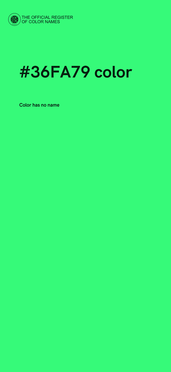 #36FA79 color image