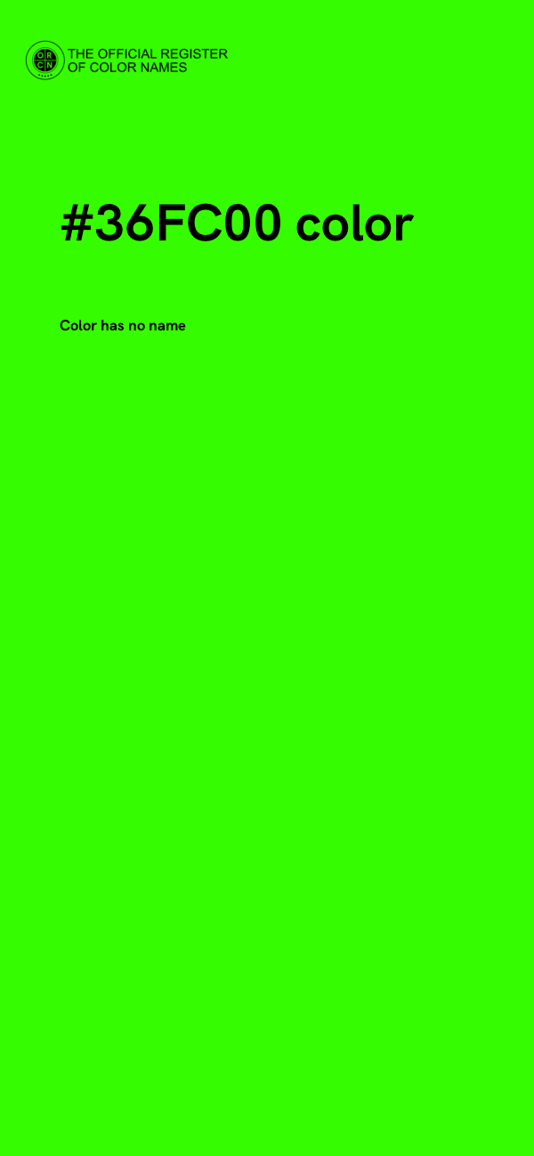 #36FC00 color image