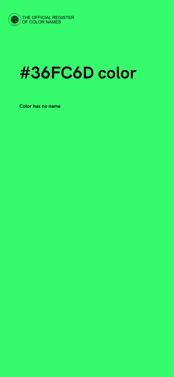 #36FC6D color image