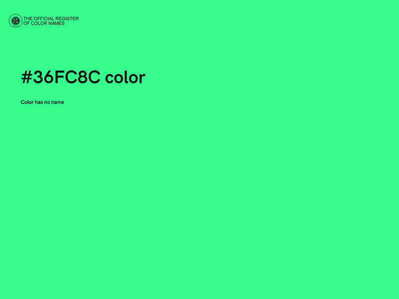 #36FC8C color image