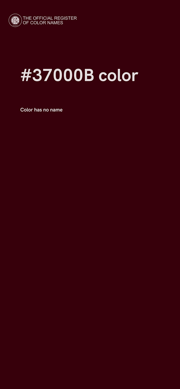 #37000B color image