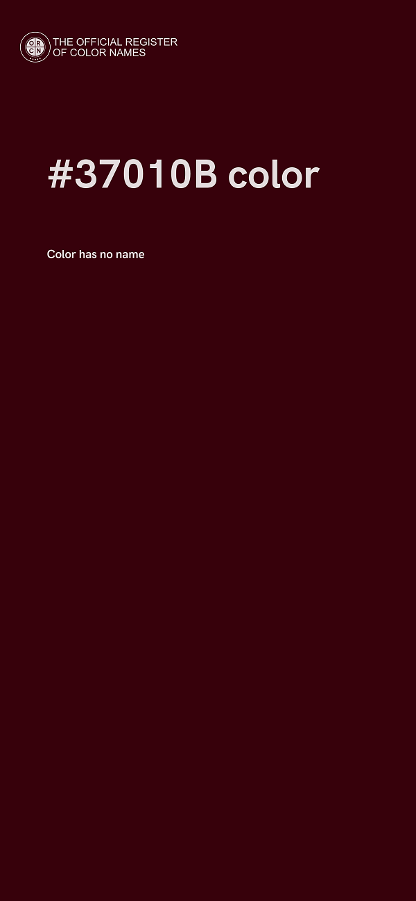 #37010B color image