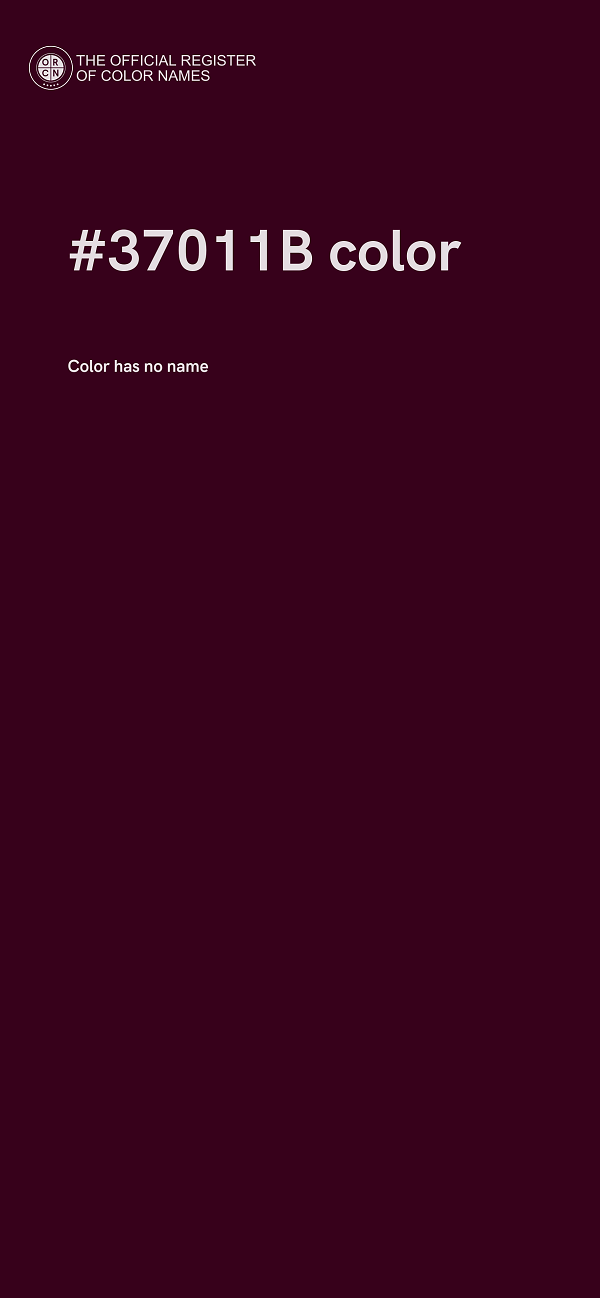 #37011B color image