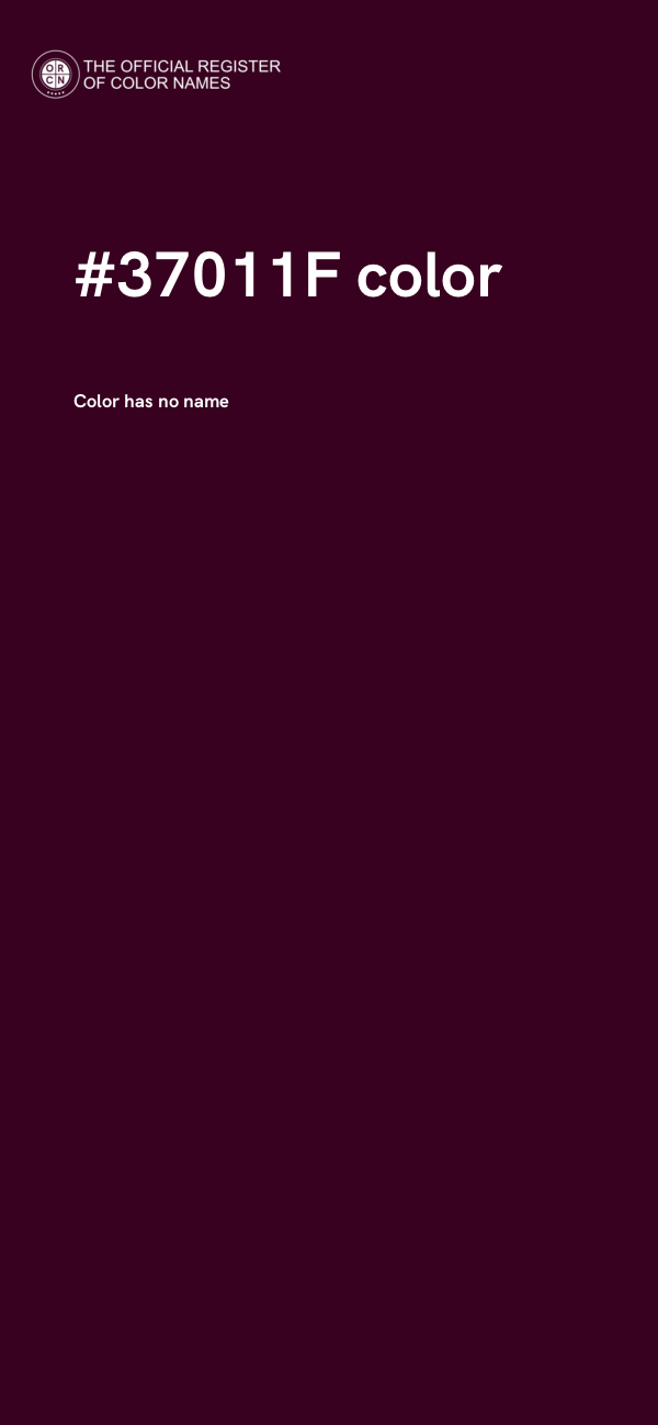 #37011F color image