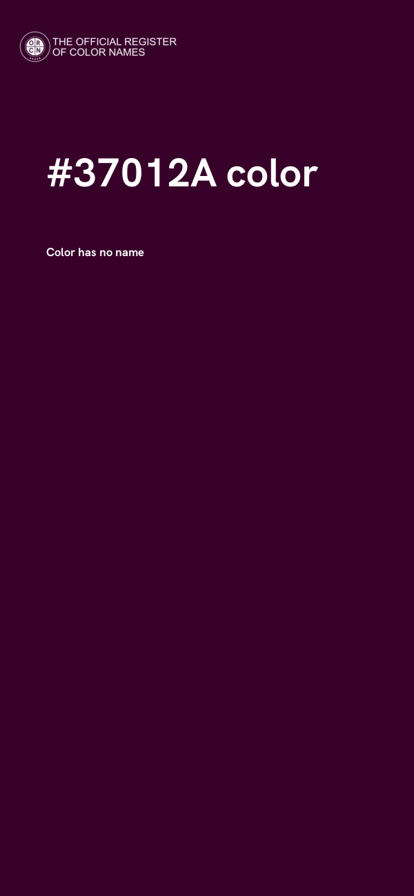#37012A color image