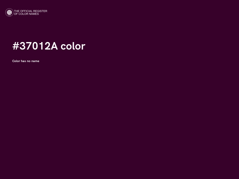 #37012A color image