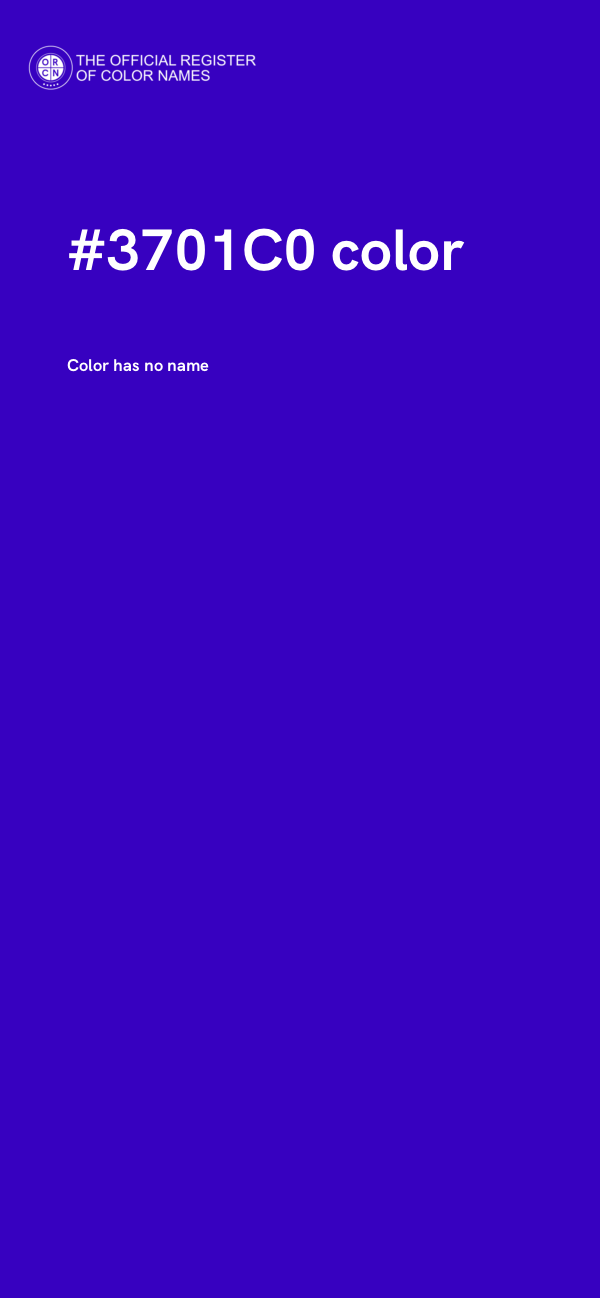 #3701C0 color image