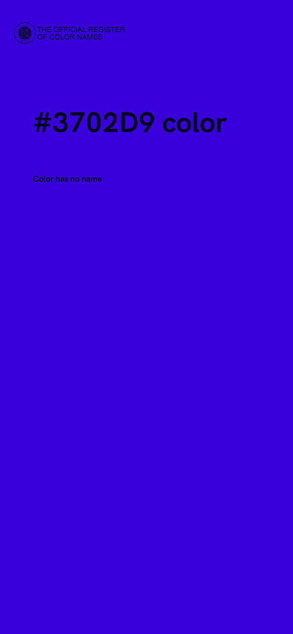 #3702D9 color image