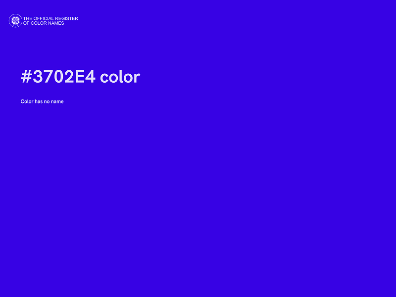 #3702E4 color image