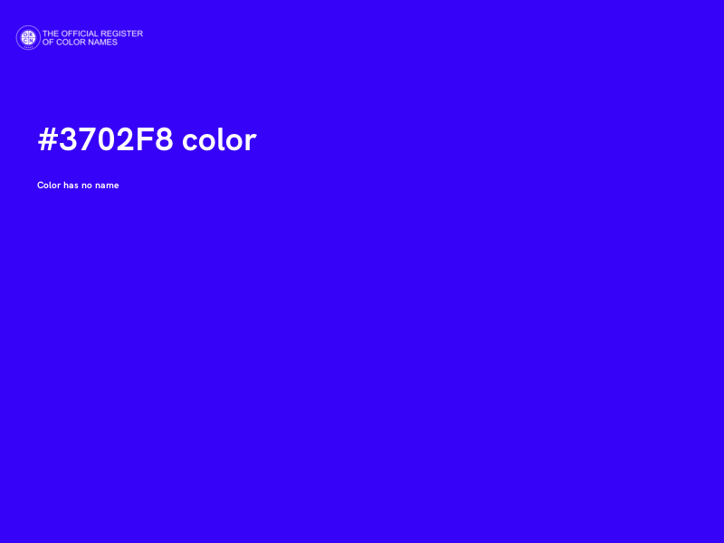 #3702F8 color image