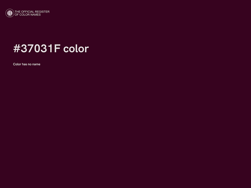 #37031F color image