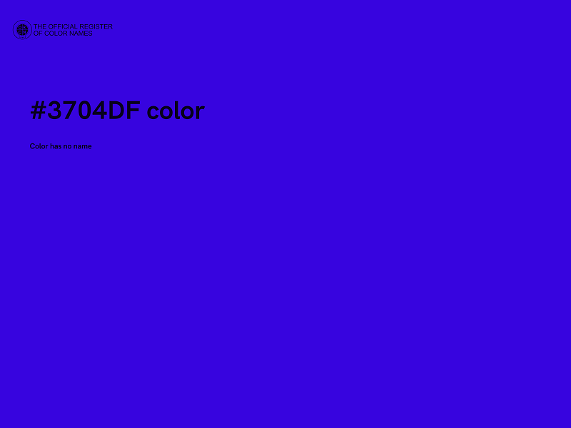 #3704DF color image