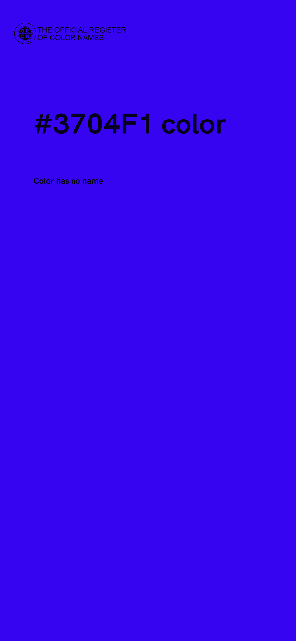 #3704F1 color image