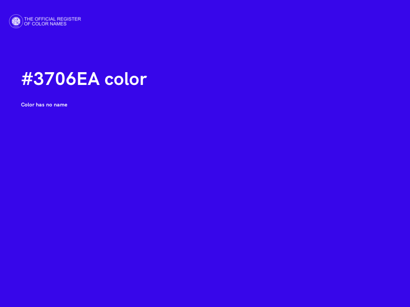 #3706EA color image