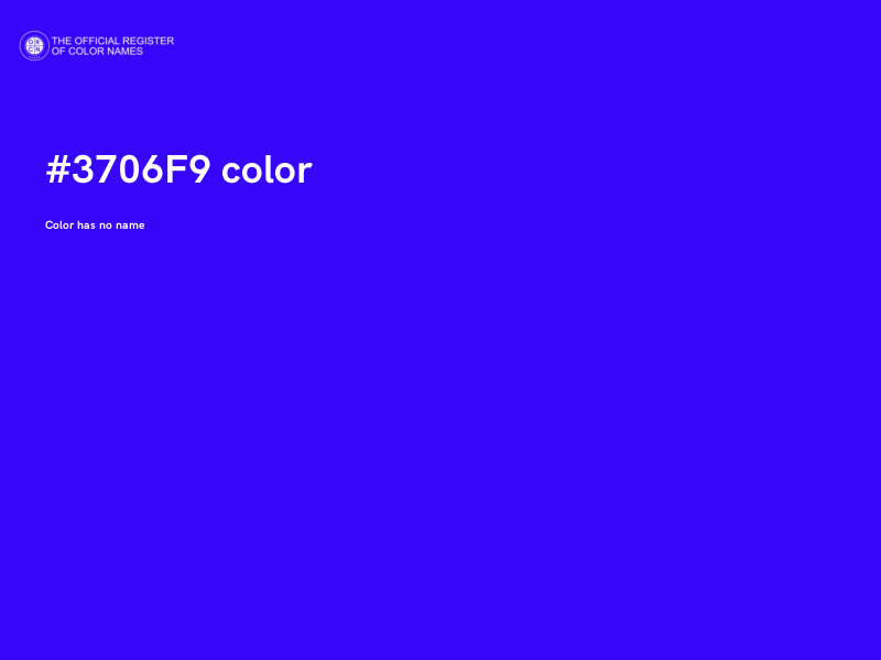 #3706F9 color image