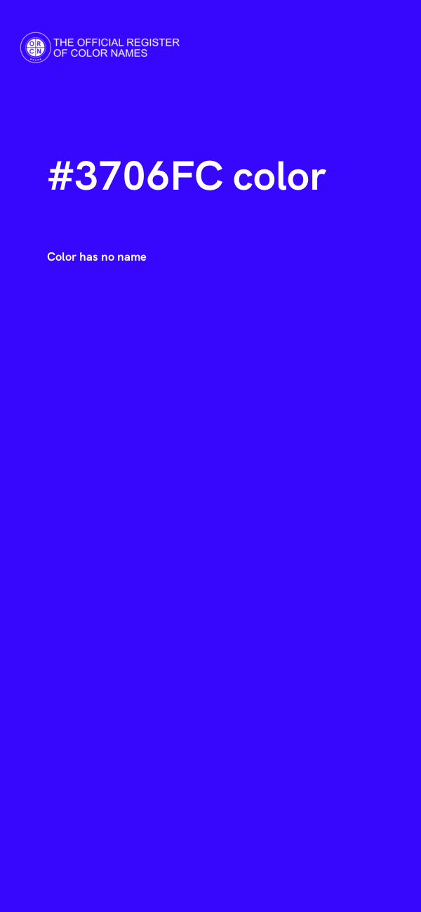 #3706FC color image
