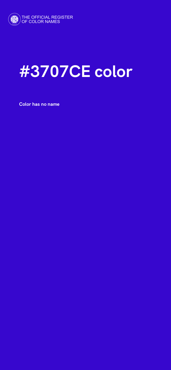 #3707CE color image