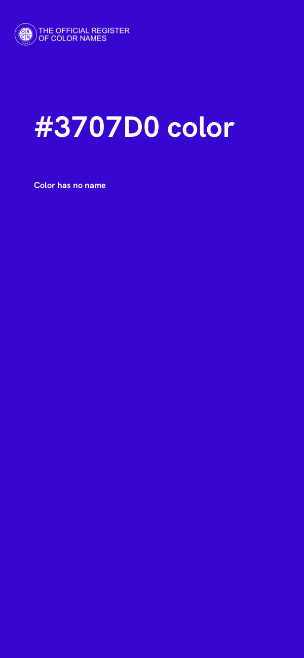 #3707D0 color image