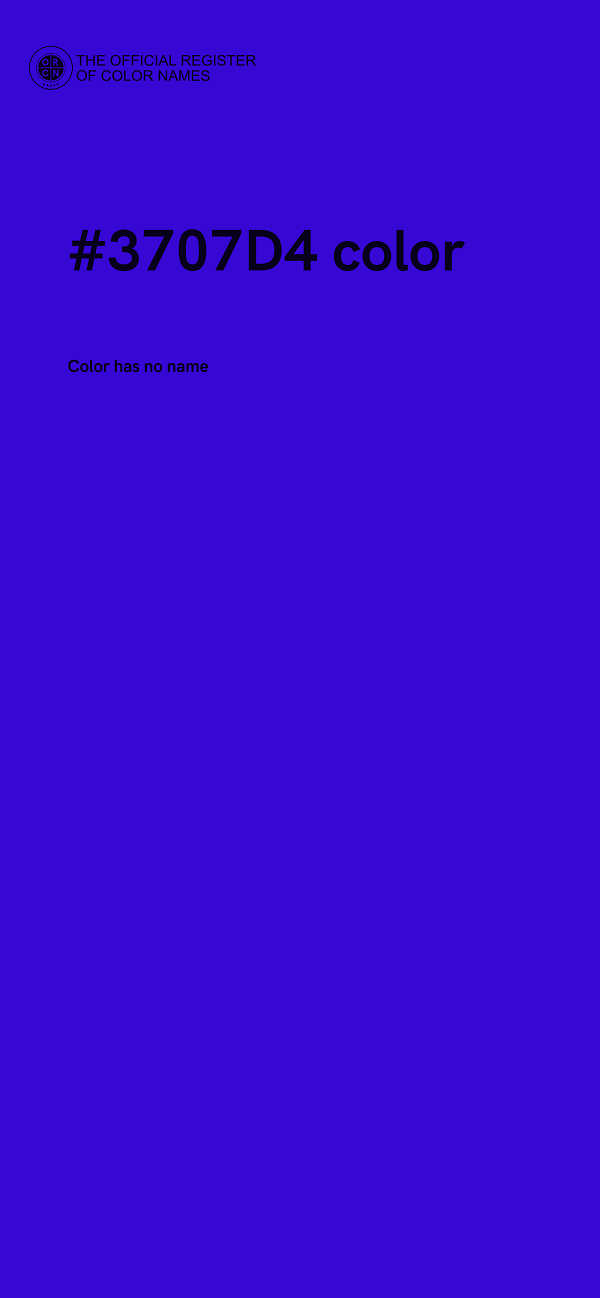#3707D4 color image