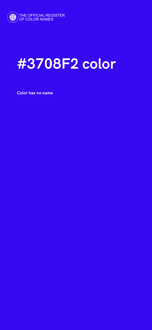 #3708F2 color image