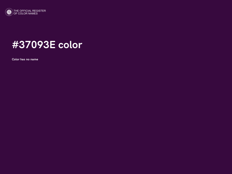 #37093E color image